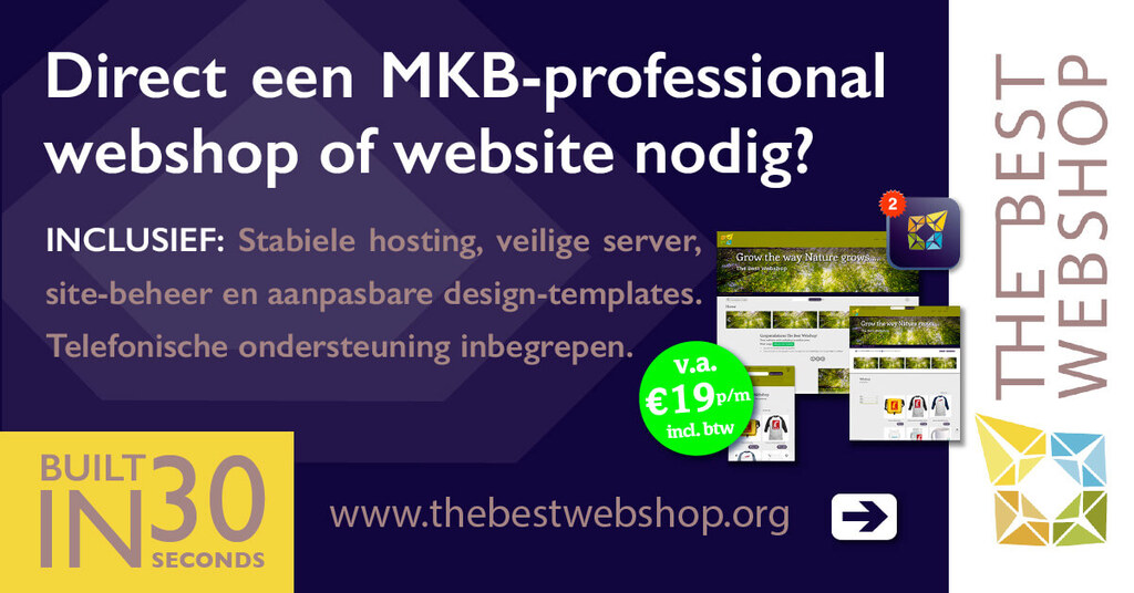 Nieuwe website of webshop nodig?